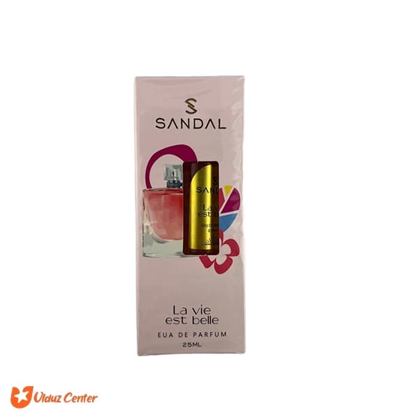 عطر جیبی صندل مدل La vie est belle حجم 25 میل — تصویر ۲