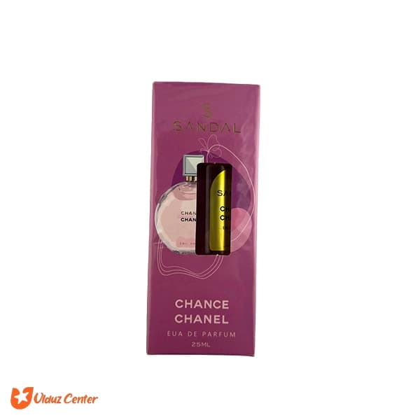 عطر جیبی صندل مدل Chance Chanel حجم 25 میل