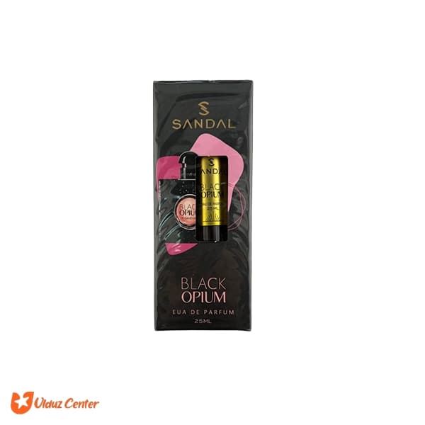 عطر جیبی صندل مدل Black Opium حجم 25 میل — تصویر ۳