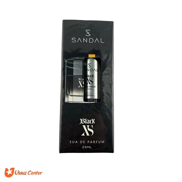 عطر جیبی صندل مدل Black XS حجم 25 میل