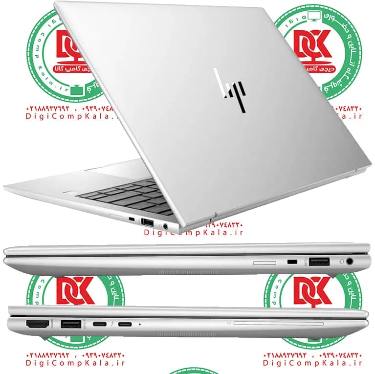 لپ تاپ 13.3 اینچ لمسی و 360 درجه اچ پی HP EliteBook x360 830 G10 Intel Core i5 1335u LPDDR5 WUXGA (1920 * 1200) IPS نسل 13 ا — تصویر ۳