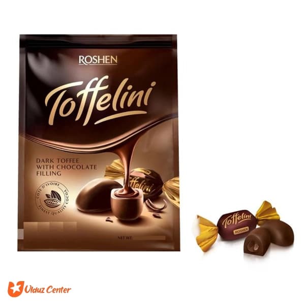 تافی تلخ روشن مدل Toffelini وزن 1 کیلو — تصویر ۳