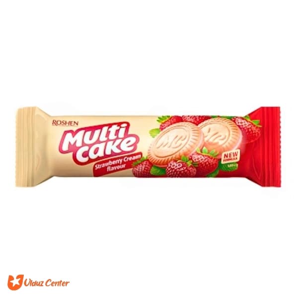 مولتی کیک روشن با طعم توت فرنگی180 گرم