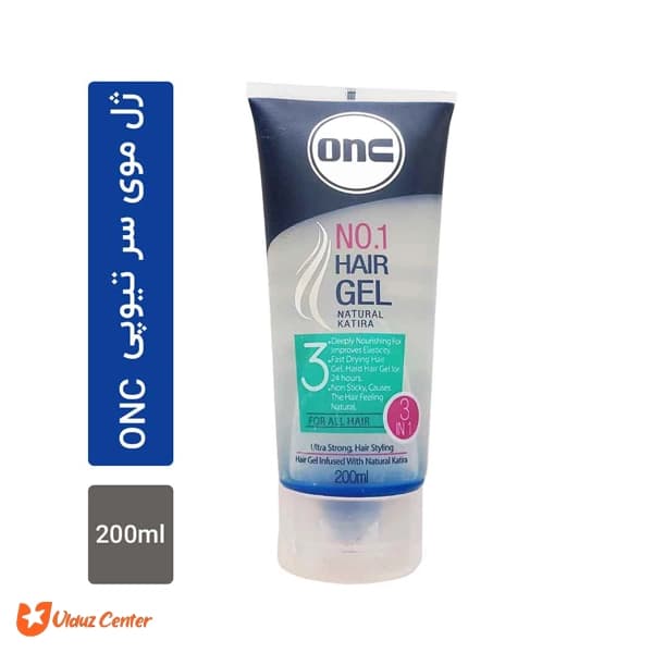 ژل موی سر کتیرا onc حجم 200 میل — تصویر ۲