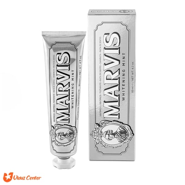 خمیر دندان سفید کننده مارویس مدل WHITENING MINT حجم 85 میل — تصویر ۵