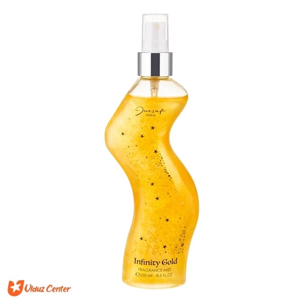 بادی اسپلش شاین دار ژک ساف پاریس مدل Infinity Gold حجم 200میل