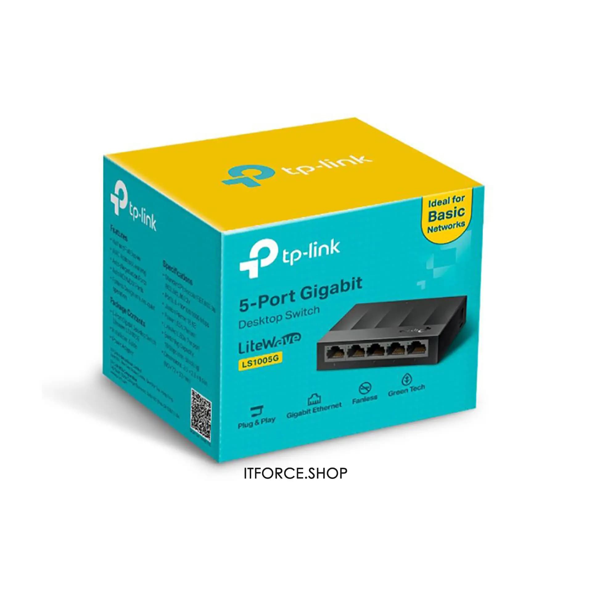 سوئیچ TP-Link LS1005G 5-Port — تصویر ۵
