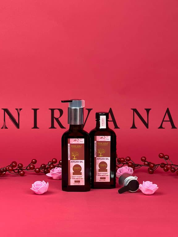 روغن آرگان 100% برند رزگلد ROSE GOLD — تصویر ۶