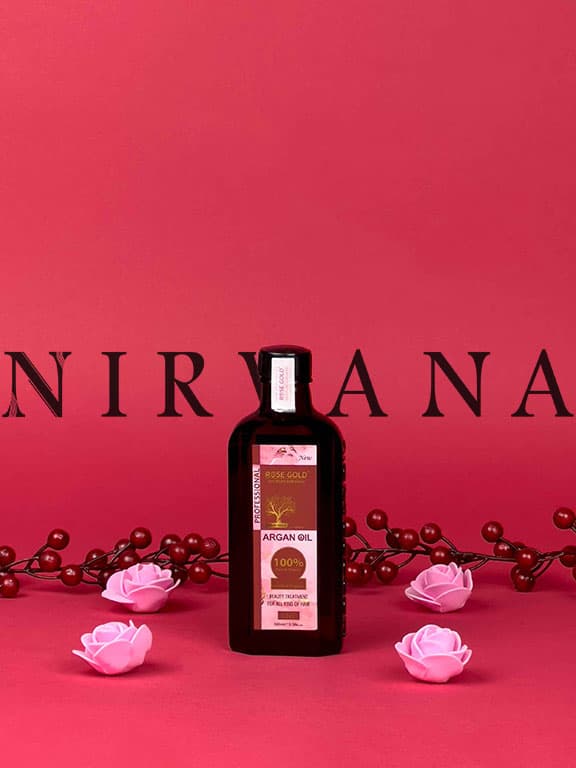روغن آرگان 100% برند رزگلد ROSE GOLD