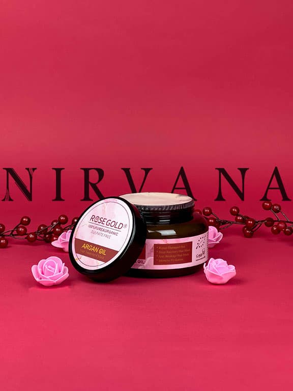 ماسک آرگان 500 میل برند رزگلد ROSE GOLD — تصویر ۳