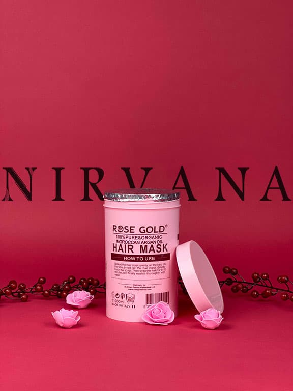ماسک مو آرگان برند رزگلد ROSE GOLD — تصویر ۴
