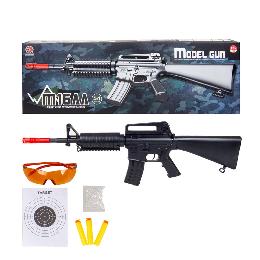تفنگ اسباب بازی اسالت مدل گلدن گان کد M16AA