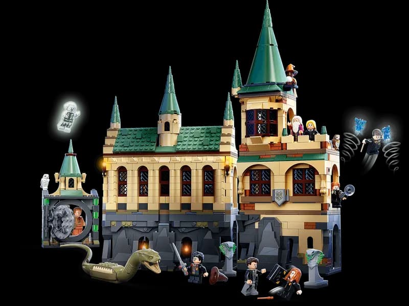 لگو اتاق اسرار و سالن هاگوارتز هری‌پاتر مدل Harry Potter کد 6049 — تصویر ۱۲