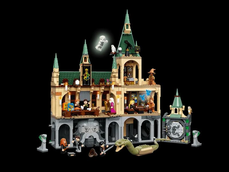 لگو اتاق اسرار و سالن هاگوارتز هری‌پاتر مدل Harry Potter کد 6049 — تصویر ۴