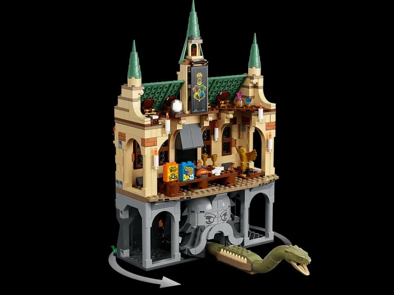 لگو اتاق اسرار و سالن هاگوارتز هری‌پاتر مدل Harry Potter کد 6049 — تصویر ۸