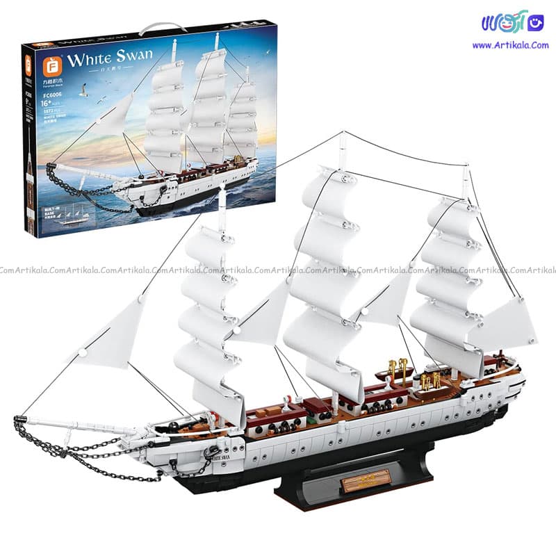 لگو کشتی تفریحی مدل White Swan کد FC6006 — تصویر ۷