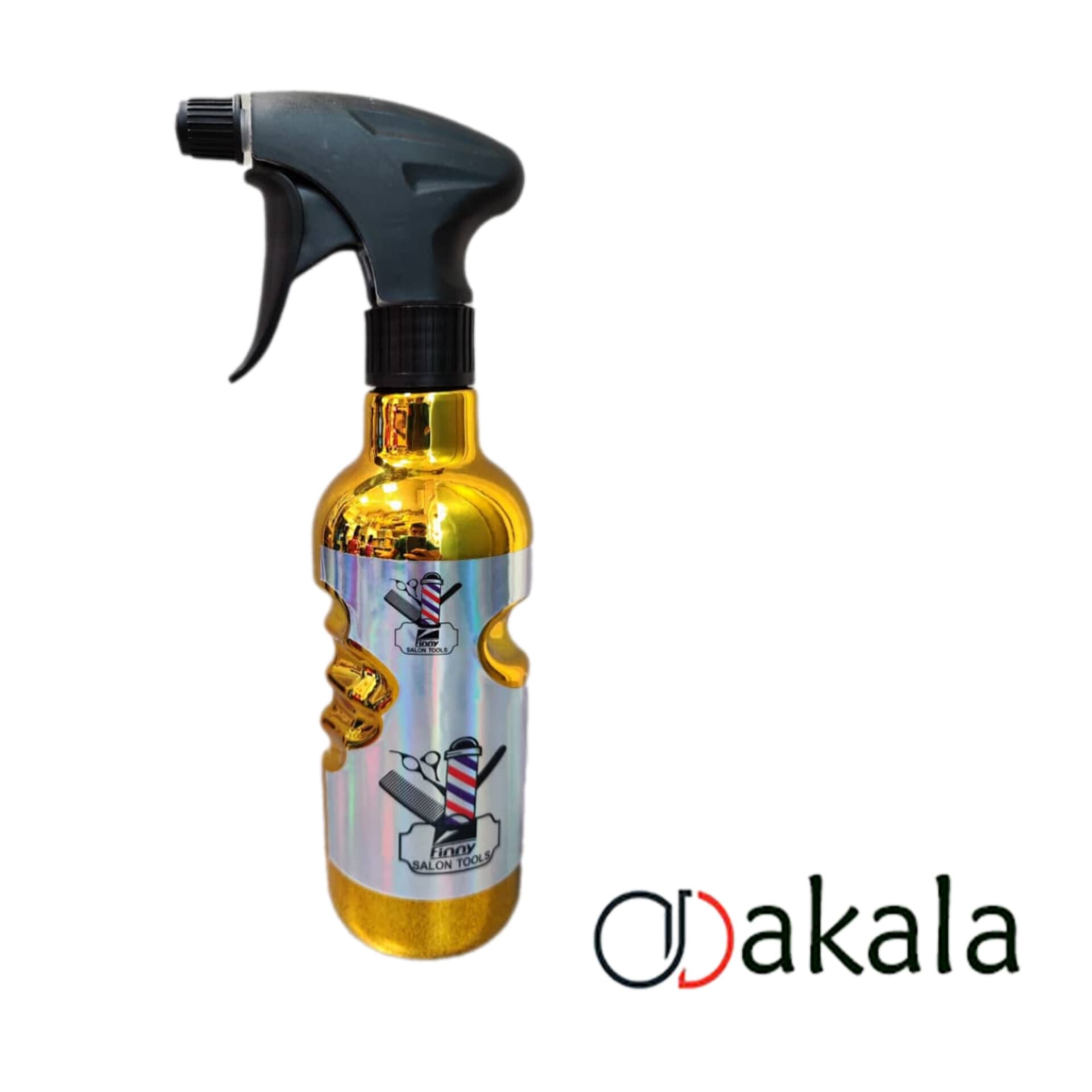 آبپاش آرایشگری استوانه ای طلایی فینی کد 1