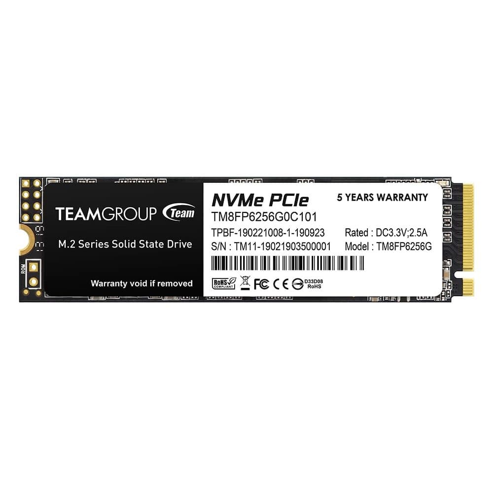 اس اس دی اینترنال تیم گروپ M.2 2280 NVMe مدل MP33 ظرفیت 256 گیگابایت