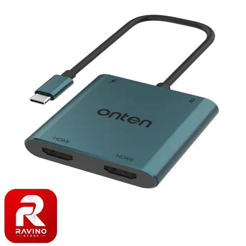 هاب 4 در 1 USB-C اونتن مدل OTN-9175K — تصویر ۲