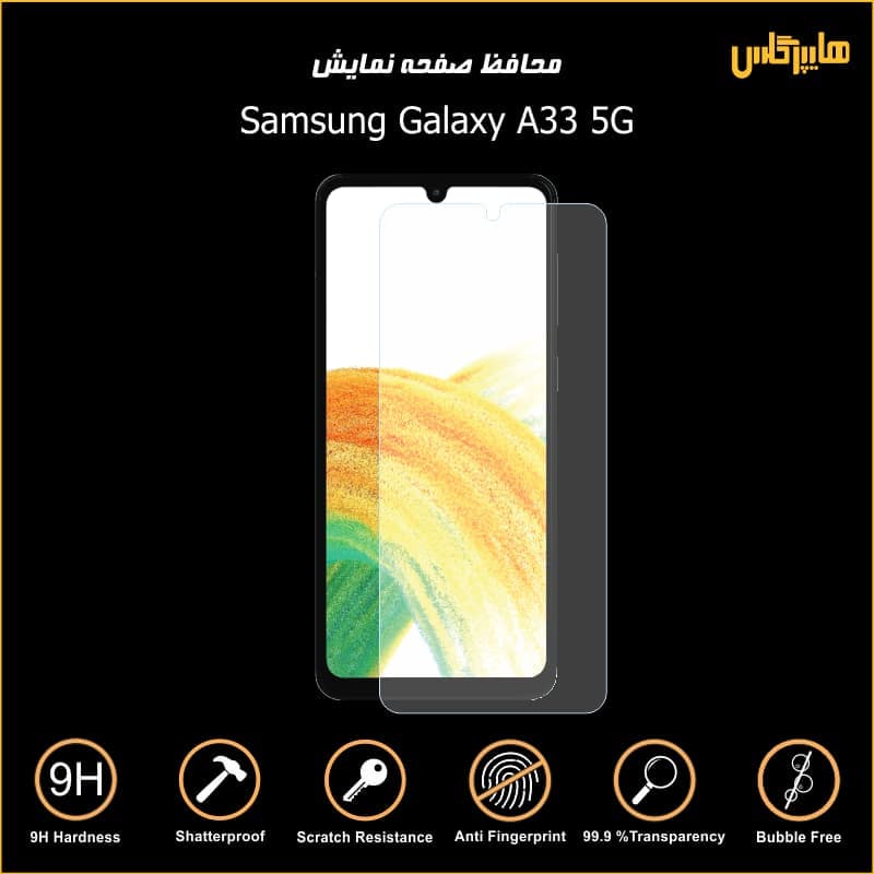 محافظ صفحه نمایش گوشی سامسونگ A33 — تصویر ۲
