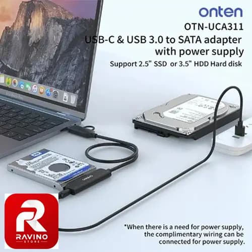 مبدل هارد USB 3.0 و USB-C اونتن مدل UCA311 — تصویر ۵