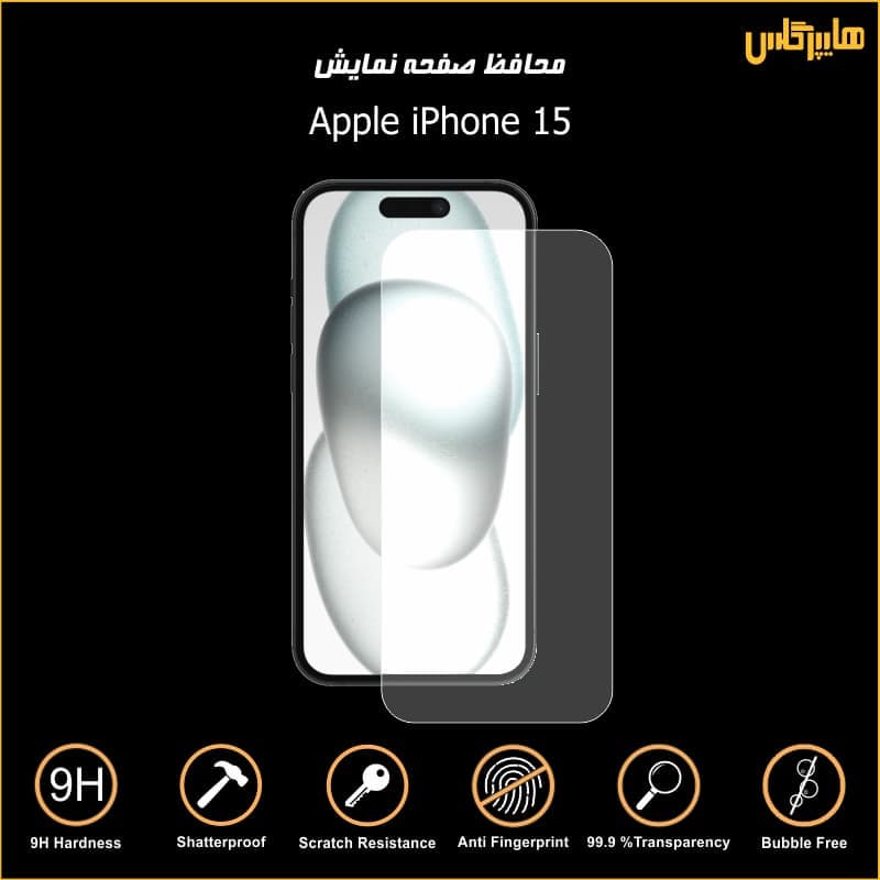 محافظ صفحه نمایش آیفون 15 — تصویر ۲