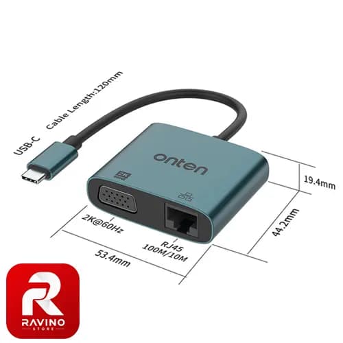 تبدیل تصویر USB-C اونتن مدل UC-289 — تصویر ۷