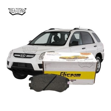 لنت ترمز جلو کیا اسپورتیج مدل های 2004-2010 برند الیک سام (Elicsam)