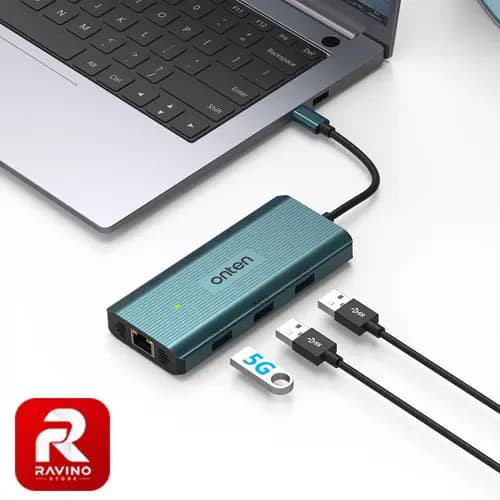 هاب 9 پورت اونتن مدل UC-961 HUB+LAN — تصویر ۳