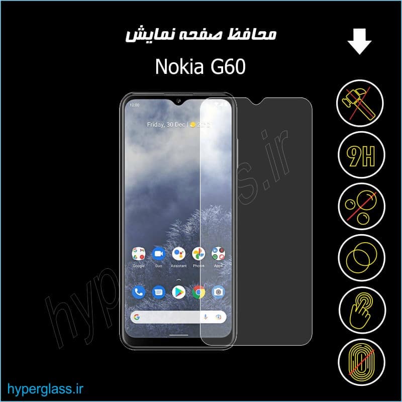 محافظ صفحه نمایش گوشی نوکیا Nokia G60 — تصویر ۴