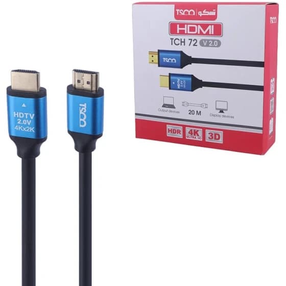 کابل HDMI تسکو مدل TCH 72 طول 20 متر — تصویر ۱۰