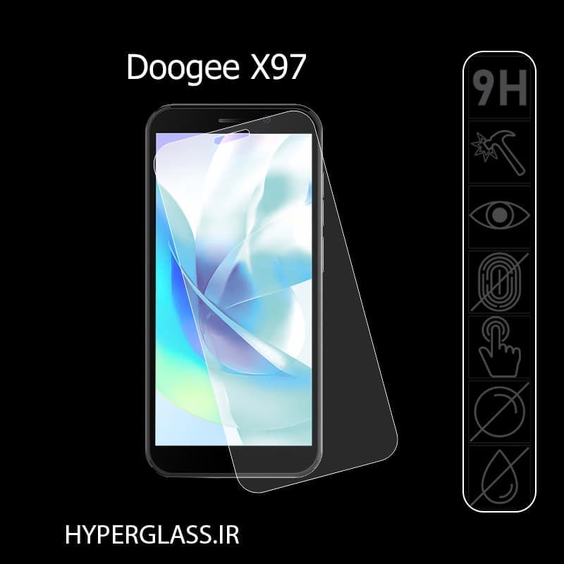 گلس اورجینال محافظ صفحه نمایش گوشی دوجی Doogee X97 — تصویر ۶