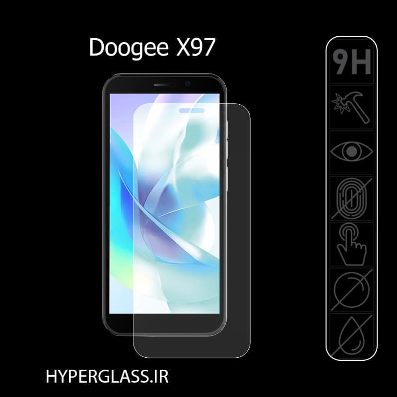 گلس اورجینال محافظ صفحه نمایش گوشی دوجی Doogee X97 — تصویر ۵