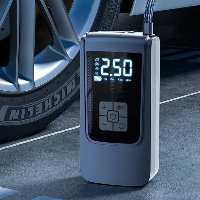 پمپ باد و پاوربانک موکسوم مدل MX-AC01 ظرفیت 4000mAh — تصویر ۱۲
