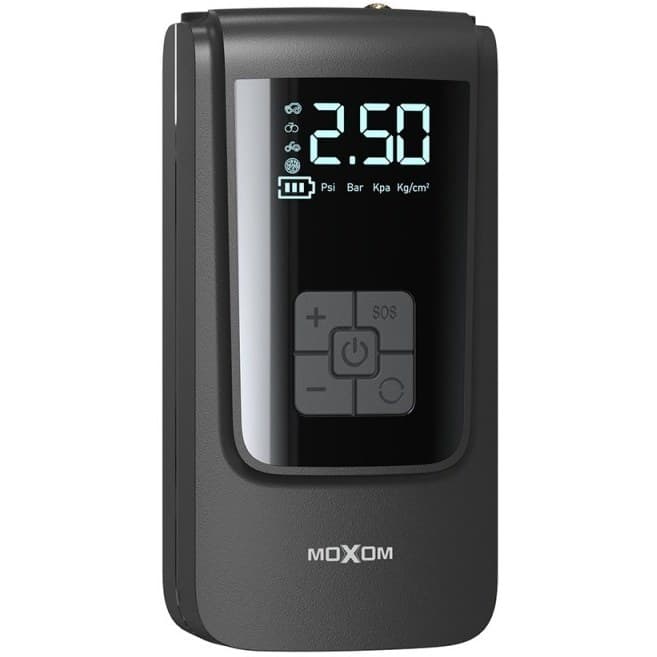 پمپ باد و پاوربانک موکسوم مدل MX-AC01 ظرفیت 4000mAh — تصویر ۲