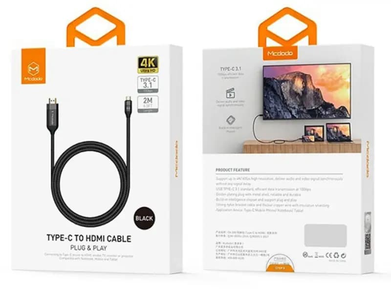 کابل تبدیل Type-C به HDMI مک دودو مدل CA-5880 — تصویر ۱۰
