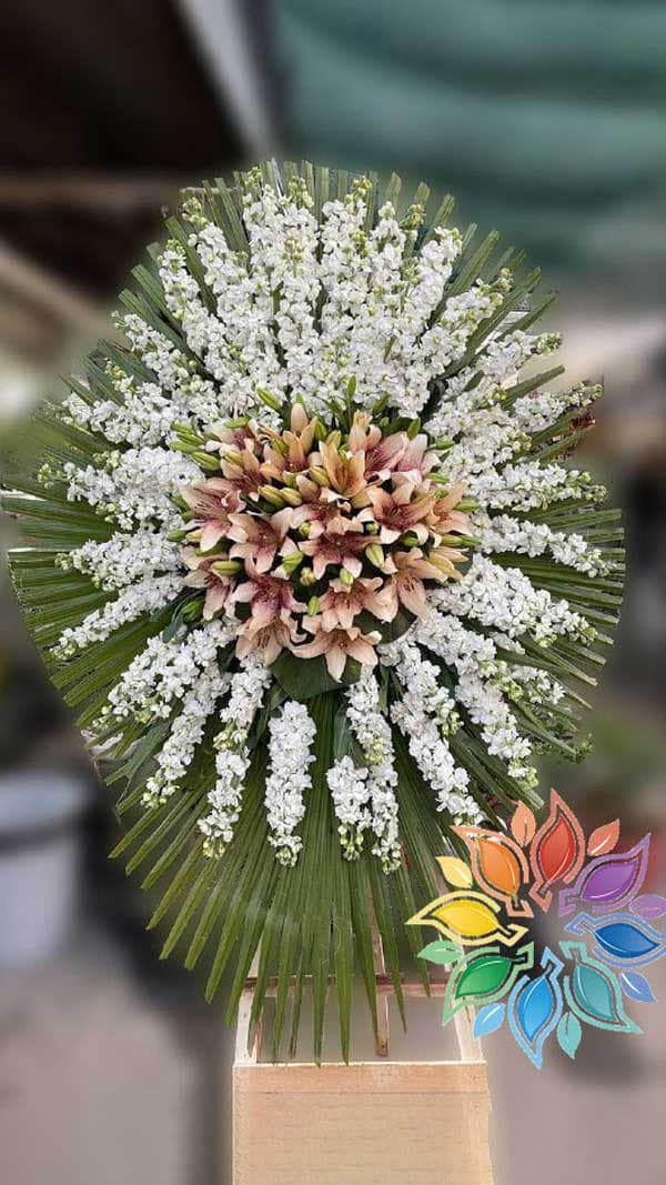 تاج گل ترحیم معطر | کد 2041