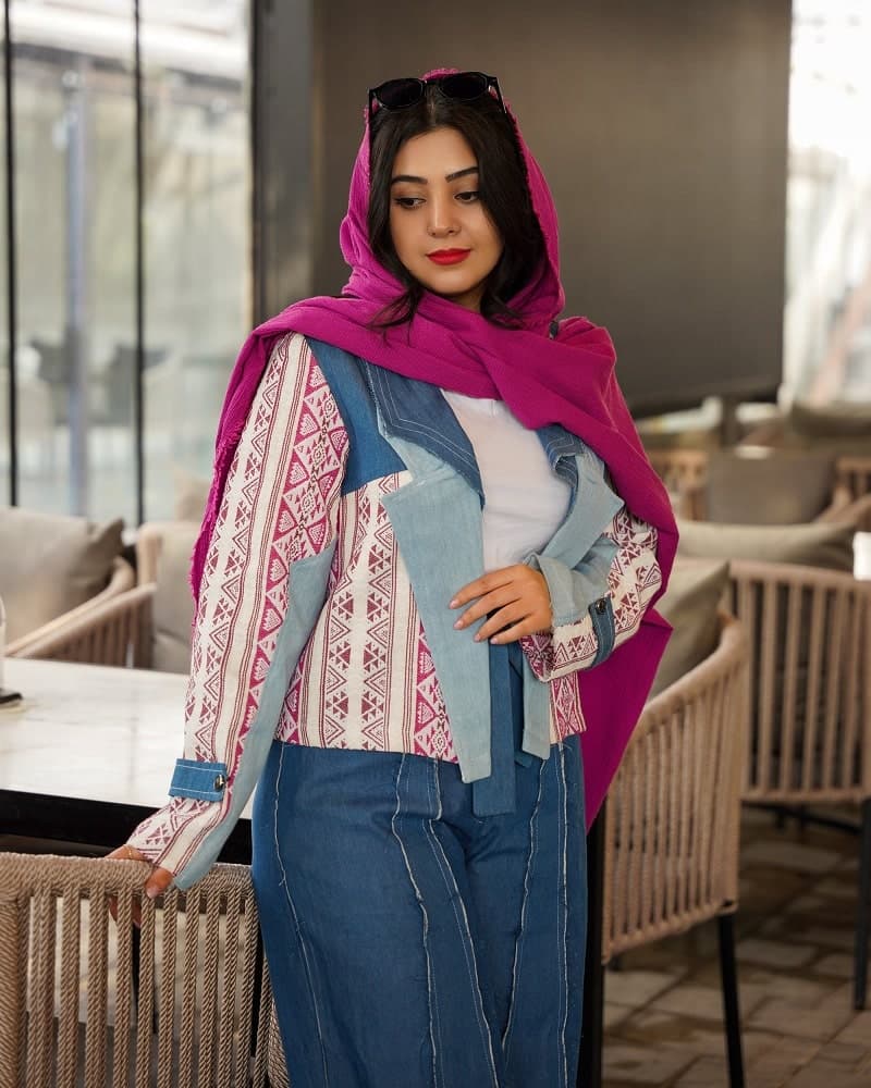 ست کت و شلوار اسپرت جین و لینن طرح سرور — تصویر ۱۲