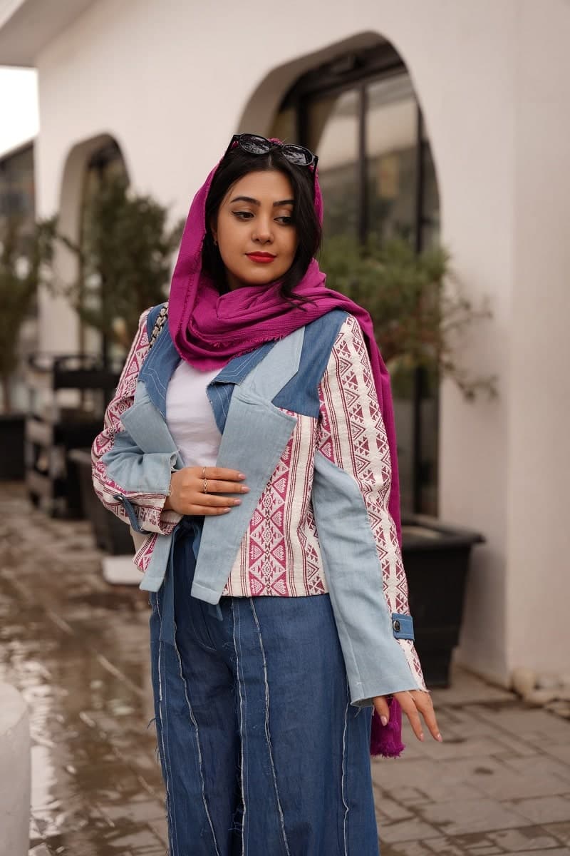 ست کت و شلوار اسپرت جین و لینن طرح سرور — تصویر ۹