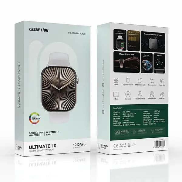 ساعت هوشمند گرین لاین مدل ultimate 10 — تصویر ۳