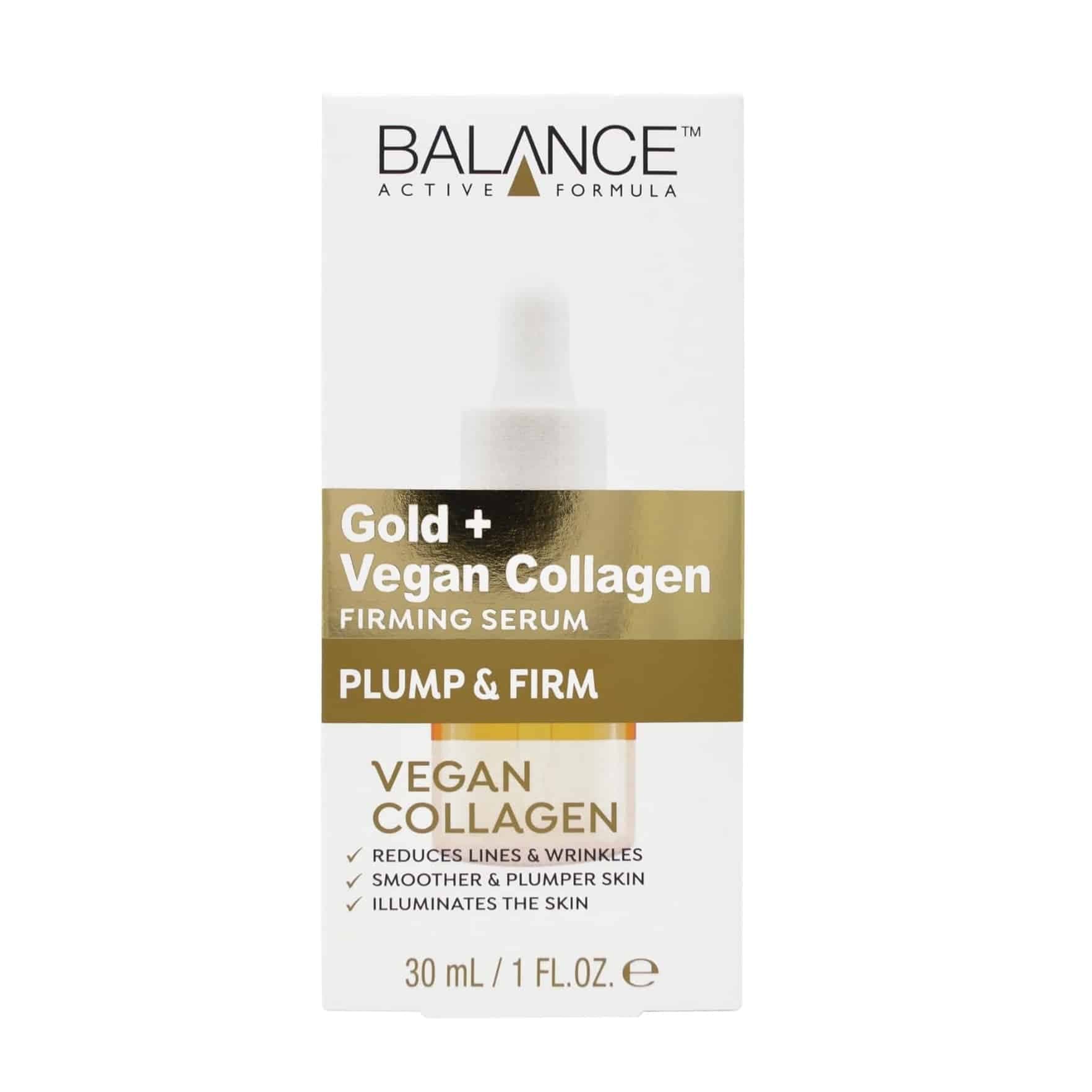 سرم جوانساز بالانس مدل Gold+ Vegan Collagen