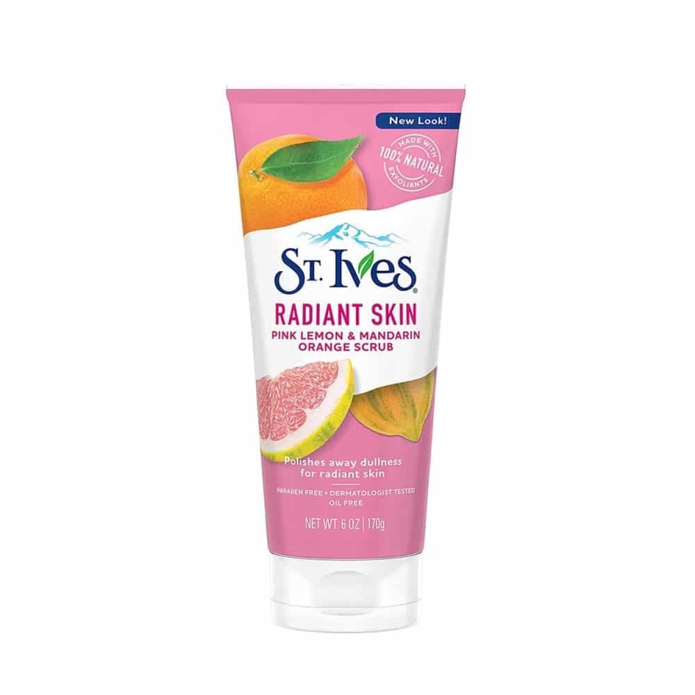 اسکراب صورت سینت ایوز مدل Radiant Skin مناسب پوست چرب