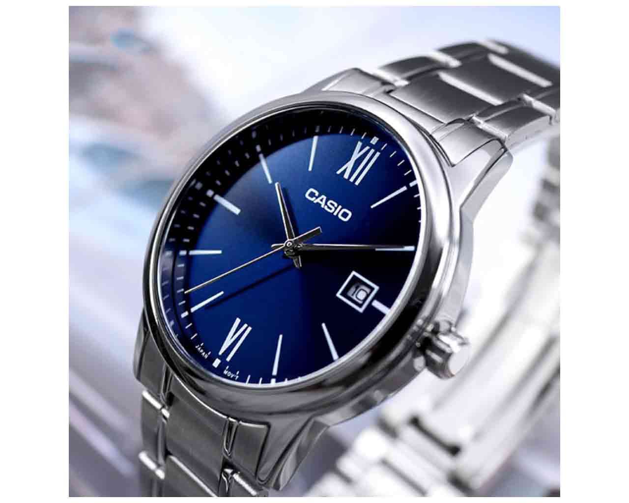 ساعت مچی مردانه کاسیو (Casio) MTP-V002D-2B3 — تصویر ۸