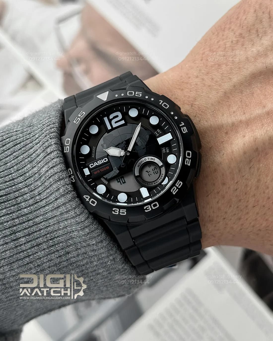 ساعت مچی کاسیو (Casio) مدل AEQ-100W-1AV — تصویر ۶