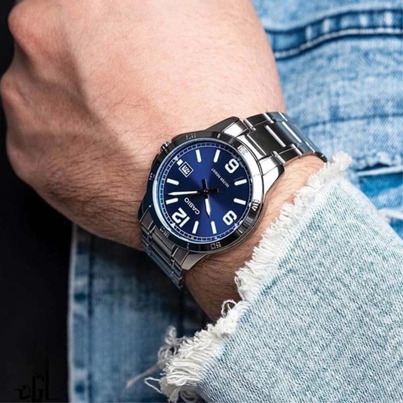 ساعت مچی مردانه کاسیو (Casio) MTP-V004D-2B — تصویر ۸