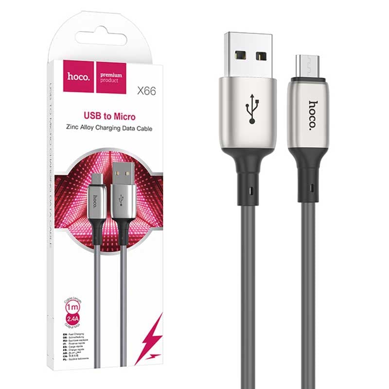کابل شارژ میکرو Micro USB هوکو مدل X66