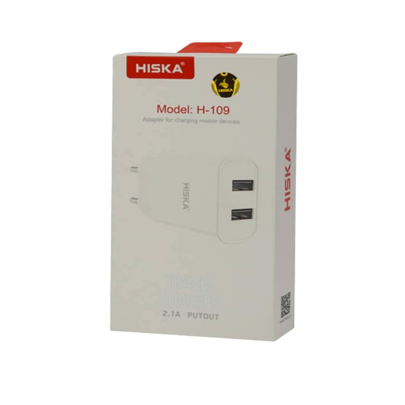 شارژر ایفون (لایتنینگ) هیسکا مدل H-109Q (با کابل)
