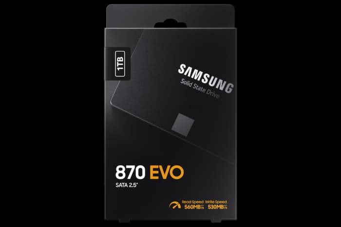 حافظه اس اس دی سامسونگ اینترنال SATA مدل 870Evo ظرفیت 1 ترابایت
