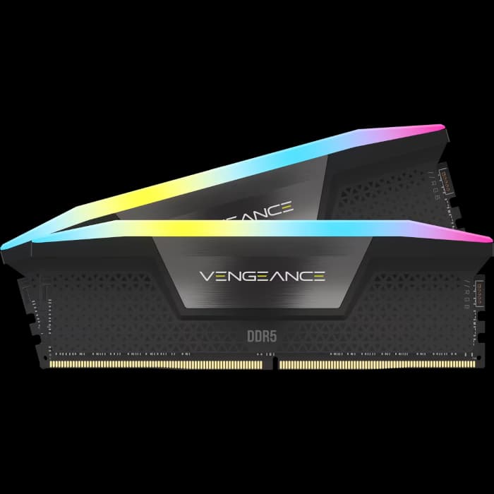 رم کامپیوتر کورسیر مدل VENGEANCE RGB ظرفیت 32GB (2*16GB) دو کاناله DDR5 سرعت 5200 مگاهرتز — تصویر ۳