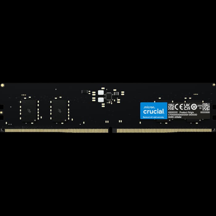 رم کامپیوتر کروشیال مدل CLASSIC ظرفیت 16GB (1*16GB) تک کاناله DDR5 سرعت 4800 مگاهرتز — تصویر ۲